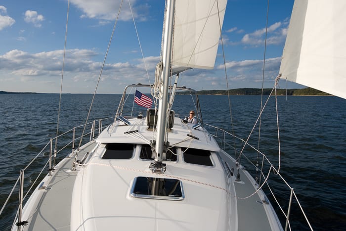 Image of a sailboat in the water.
